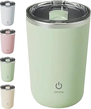 【中古】【未使用】自動ミキサーカップ 大容量350ML 自動撹拌 ステンレス マグカップ 電動シェイカー シェーカーボトル 電動プロテインシェーカーボトル自動磁気撹