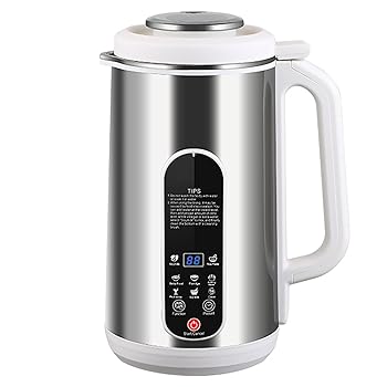 【中古】【未使用】Bonvoisin 豆乳メーカー ミキサー ブレンダー 冷たい飲み物1500ml 温かい飲み物1200ml 全自動 濾過不要 8モード選択可能 離乳食 お湯 お粥 豆乳