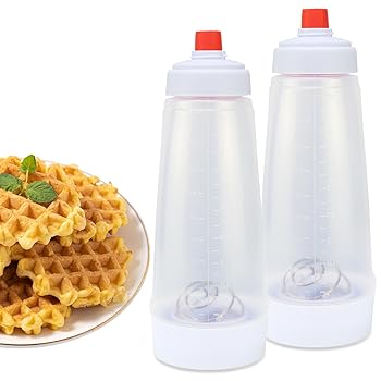 【中古】バターミキサーとディスペンサー BlenderBallワイヤー泡立て器付き シリコンスクイーズ パンケーキバターディスペンサーとミキサー キッチンパン