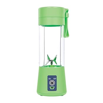 【中古】【未使用】ノーブランド品 380MLミニパーソナルブレンダー、キッチン、オフィスやアウトドアに最適ステンレス鋼刃を、充電ポータブル電気ジューサーカップ|AJIMURA-SHOP