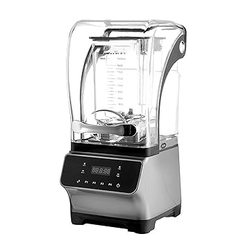【中古】Bonvoisin ミキサー 1.8L大容量 ブレンダー 遮音カバー付き 低騒音 一台多役 ジューサー スムージー 氷 野菜 果物 粉砕機 フードプロセッサー 多｜AJIMURA-SHOP