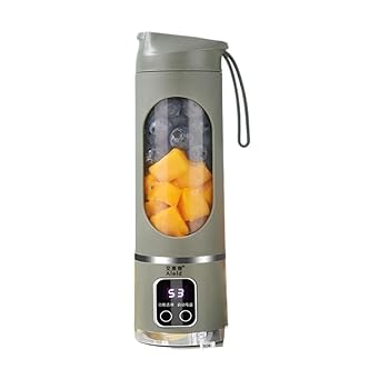 【中古】【未当て嵌める】【2024年新機種】ミキサー 飲んだくれ 蔬菜 果物 清涼飲料水 離乳食用 滋養分付け足し 氷 一台多役 400ML 4000mAh 25000回転させる 持っていく 磁気御引き回し型安全性のある機