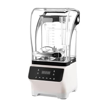 【中古】Snowtaros ミキサー 1.8L大容量 ブレンダー 遮音カバー付き 低騒音 一台多役 ジューサー スムージー 氷 野菜 果物 粉砕機 フードプロセッサー 多|AJIMURA-SHOP
