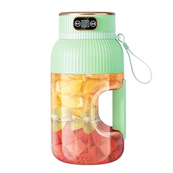 【中古】パーソナル ブレンダー ポータブル,シェイク用パーソナル ブレンダー | 食品準備ブレンダー | 1200ML ブレンダー、直接飲む蓋付き、USB 充電式大