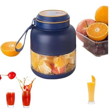【中古】持ち運びやすいコードレスジューサー USB充電式 500ml 大容量 洗浄が容易 操作簡単 一台多役果物/キッチン/アウトドア/旅行/出張/オフィス 適用