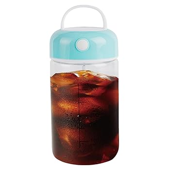 【中古】【未使用】自動撹拌カップ、プロテインシェイカーカップ,電動パワフルミキシングマグ | 380ml ハンドル付きポータブルかわいいシェーカーボトル、シリアル