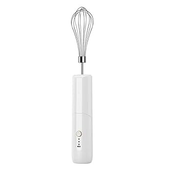 【中古】折りたたみポータブル電気食品ミキサー自動卵ビーター卵泡立て器クリーム垂直ミキサーキッチンコードレスハンドミキサー(White)|AJIMURA-SHOP