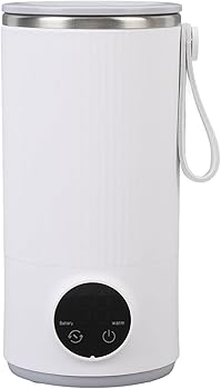 【中古】【未使用】自己撹拌マグ 12オンス 6温度制御電動ミキシングマグ USB C高速充電自動撹拌コーヒーミキサーカップ チョコレートモカ用