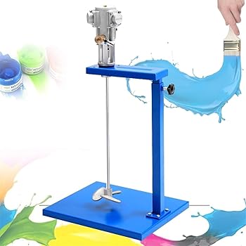 【中古】【未当て嵌める】空気圧絵の具ミキサー、5gal/20L垂直方向エア湖ミキサー、自動小銃昇降絵の具ミキサー、練りあわせる用インキミキサー(Dispersing disc)