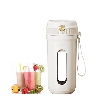 【中古】【未使用】Breaklock ポータブル USB 充電式 350ml ジューサーミキサー！10 枚刃。氷砕ける。多機能。一人用。アウトドア旅行・オフィス用I7