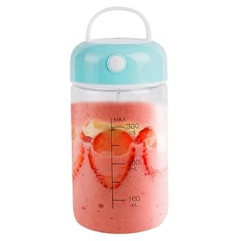 【中古】【未使用】電動撹拌カップ - 電池式の静かなミキシングマグ | 380ml 食品グレードのシェイカーカップ、粉ミルク、豆乳、ホットドリンク用、キュー ドの PC