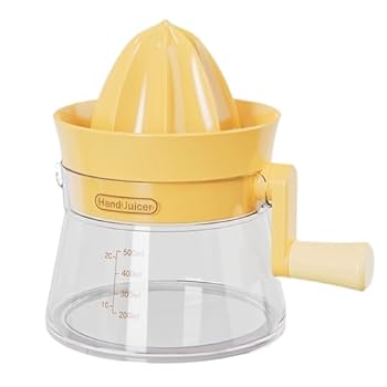 【中古】【未使用】EDHUUJSI 健康的な生活のための食品グレードの ABS ジューサーと手動オレンジジューサーは、果物をより良く修正でき、しっかりと取り付けられま
