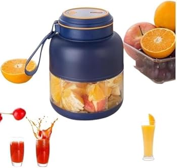 【中古】持ち運び分かりやすいコードレス飲んだくれ USB申し受ける式 800ml 大静電容量 洗い濯ぎが生やさしい 捏ち上げる飾り気の無い 一台多役果物/勝手もと/アウトドア/旅する/出張/執務室 当て嵌める