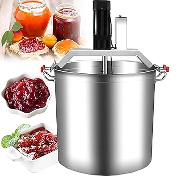 【中古】40L 業務用自動食品ミキサー - 調整可能な撹拌速度、鍋調味料底スープソーススターラーフライパン、ステンレス製スタッフィングメーカー(40L)