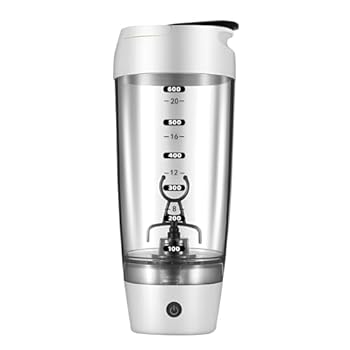 【中古】[Ellniges]強力なパワー ミルクシェイクカップ 電動ミキサー 広い口 食品グレードのプラスチック フィットネスウォーターカップ 栄養補給 ライト