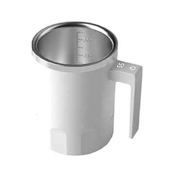 【中古】【未使用】Fonney ミキサーコーヒーカップ、自動攪拌カップ - ミルクコーヒードリンク攪拌ブレンダー - 効率的な回転ドリンクメーカー、ジム用のポータブル