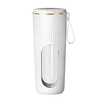 【中古】【未使用】電動ポータブルブレンダー340mlジューサーフルーツミキサー充電式ジューサーカップスクイザージューサーメーカー付きLEDディスプレイ