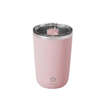 【中古】【未使用】[Ellniges]コーヒーカップ ミキサーカップ 適度な容量 ピンクの外観 充電式オートスン ポータブルキャリングハンドル 便利 若者消費者グループ