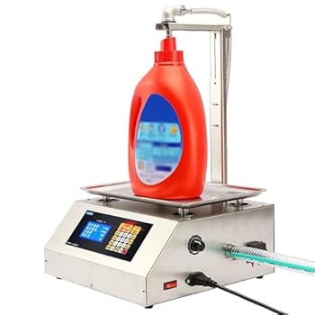 【中古】【未当て嵌める】YUGXTH 粘着力流動体詰め直す機、定量計測壜詰め直す機、自動小銃ハニーボトル詰め直す機、ステンレススチールサブパッケージ機、油絵の具、洗い濯ぎ中性洗剤用