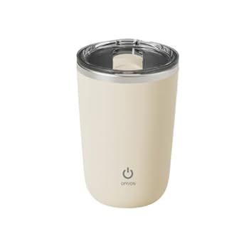 【中古】【未使用】自動ミキサーカップ マグネット 自動撹拌 大容量350ML 自動撹拌コーヒーマグ シェーカーボトル ステンレス製 ジュース ミルクティー 携帯便利 電