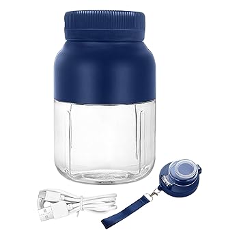【中古】電気ジューサー、フルーツミキサー - 充電式電気シェーカーカップ - 大容量のキッチン用品、野菜のためのブレンダーを振る、果物