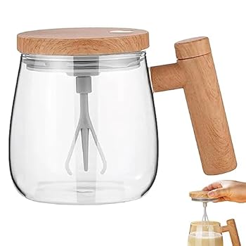 【中古】【未使用】自動ミキサーカップ 自動撹拌 混ぜる 電動ミキサー 自動撹拌コーヒーカップ 電動高速ミキシングカップ コーヒーミルクプロテインパウダー用ハン
