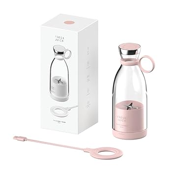 【中古】SIzlaho飲んだくれ ミキサー ボトルブレンダー デコレットボトル ポータブルブレンダー 携帯型飲んだくれ 持っていくミキサー ミニ携帯型