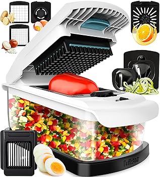 【中古】【未当て嵌める】Fullstar 草片クリーヴァ\u0026マンドリーンスライサー 御厨子所用 - 食料雑貨類クリーヴァ 入れもの付き添い人 乾酪おろし器 ホームエッセンシャル\u0026キッチンガジェ
