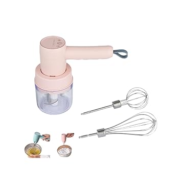 【中古】【未使用】Tonain泡立て器, ワイヤレスでポータブル、迅速に発送します、5段階の調整電気ニンニクチョッパークラッシャー自動卵泡立て器ミルククリームビー