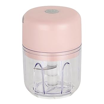 【中古】【未使用】ミニガーリックチョッパー - ポータブルミニガーリックチョッパー - コードレス電動フードプロセッサー | 304 ステンレス鋼 USB 充電式チョッパ