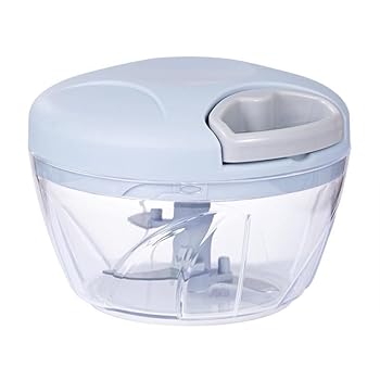 【中古】【未使用】みじん切り器 手動 紐を引くだけ 電気不要 500ml 多機能 時短調理 みじん切り チョッパー フードカッター 食洗機対応 ソース作り 野菜 フードプ