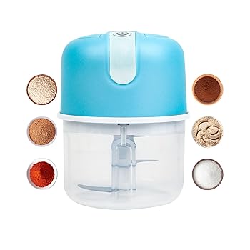 【中古】【未使用】Huitban 電動ガーリックチョッパー 250ml ポータブル ニンニクチョッパー USB充電機能付き ワイヤレスフードプロセッサー チリ フルーツ 肉 生姜