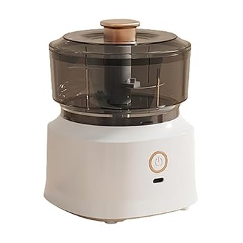 【中古】【未使用】ミキサー 350ミリリットルキッチンガジェット多目的フードプロセッサー食品チリサラダ白, 13.5x10.2cm