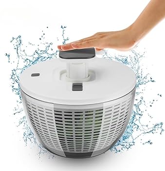 【中古】Ghbunuz サラダスピナー 水切り器 野菜水切り サラダ水切り 野菜スピナー 野菜水切り器 ザル 回転式 脱水機手動 脱水機 6L大容量 サラダチキンメ