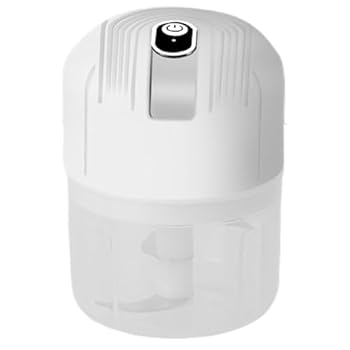 【中古】【未使用】Vgvgaj 電動ガーリックチョッパー、コードレスチョッパー - 250ml 野菜チョッパー | コードレスチョッパーフードプロセッサー、充電式ポータブル