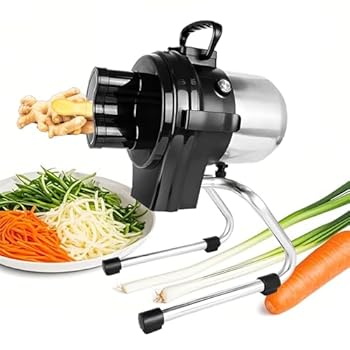 【中古】電動野菜チョッパー、110W 業務用野菜シュレッダー、玉ねぎ、ジャガイモ、キャベツ、野菜、果物用、家庭用ホテルキッチンレストラン用フードカッ