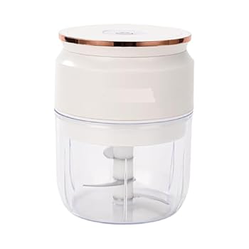 【中古】【未使用】粉砕電気 - 野菜シュレッダー|電気キューブカッター|ステンレス鋼の刃と肉粉砕|コンパクトキッチンマシン|サラダ用のボウル付きの多機能キッチン