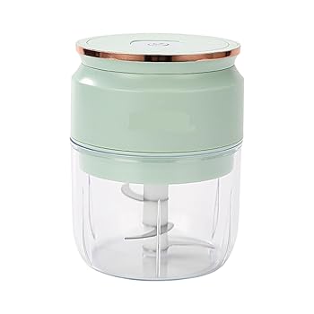 【中古】【未使用】電気ダイカー - 電動ガーリックチョッパー|電気ガーリックミンサー|生inger用のポータブルスモールフードプロセッサ|ベビーフードサラダ準備用の