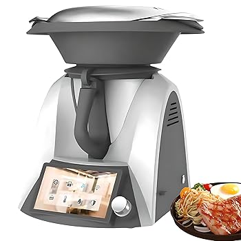 【中古】【未当て嵌める】灯し火多役立つことボンネット中央処理装置、17の役立つことを備えた自動小銃煮炊き機関、炒め物膳立て用の7inTFT映写幕付き添い人スマートキッチンロボット white