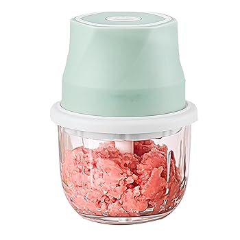【中古】【未当て嵌める】電動クリーヴァ、ボンネット・中央処理装置、食料雑貨類討ち止める機、ワイヤレスポータブルフードプロセッサー、肉を挽いて付け足し食料雑貨類を作る物ごとができます，フー