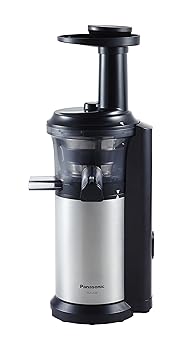 【中古】Panasonic MJ-L500 Slow Juicer with Frozen Treat Attachment, Black/Silver by Panasonic