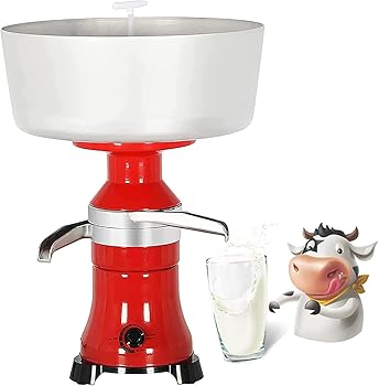 【中古】電気クリーム遠心分離機、80L/H プロフェッショナル ミルク バター ミルクセーキ セパレーター、商用メタル ボディ キッチン遠心分離機、羊乳、