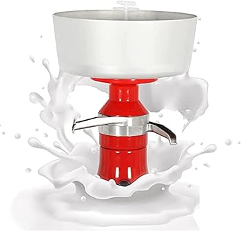 【中古】電気ミルククリーム遠心分離機、羊、ヤギのミルク、またはその他の乳製品用のクリームとスキムミルクを分離し、12Lミルクボウル、80L / H / 110V