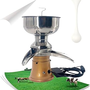 【中古】電動ミルク遠心分離機、プロのクリームスキミングマシン、食品グレードの素材、安全で健康的、羊のミルク、ヤギのミルク、またはその他の乳製品