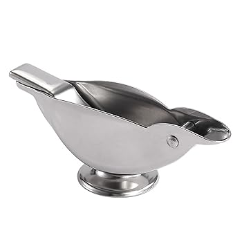 【中古】Bird レモン絞り器 - 手動柑橘類ジューサー、使いやすいレモンプレス |注ぎ口付き手動ザクロジューサー、フレッシュレモネードキッチンレンジザ