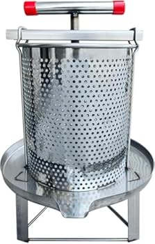 【中古】大容量蜂蜜絞り機 蜂蜜圧搾機 蜂蜜分離器 蜂蜜蜜を絞り器 採蜜器 蜂蜜ワックスプレス プレス機 手動 脱水機 蜂蜜圧縮機 ステンレス 養蜂器具 圧