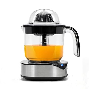【中古】【未使用】電動シトラスジューサー、暗号化フィルター穴付き1.2Lレモン絞りジューサー、自動レバープレス抽出器双方向コーンヘッド、鋭いコーンヘッドなし|AJIMURA-SHOP