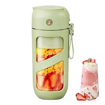 【中古】ポータブルブレンダー、380ml コードレスパーソナルブレンダー 12 ブレードと USB 充電式、家庭用ジューサー圧力解放保護と転倒防止保護、ホーム