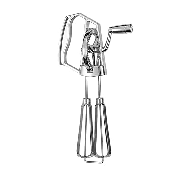 【中古】【未使用】手動キッチンミキサー - ノンスティックハンド泡立て器、食器洗い機対応卵ミキサー、ステンレススチール卵泡立て器、ポータブルハンド泡立て器、
