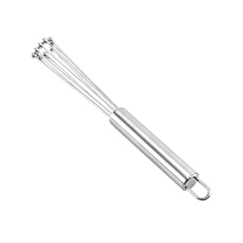 【中古】【未使用】泡立て器 ステンレス キッチンクッキング 手動 頑丈 耐熱 卵泡立て器 軽量 ミニ 省スペース ホイッパー キッチンツール 調理器具 料理 製菓器具